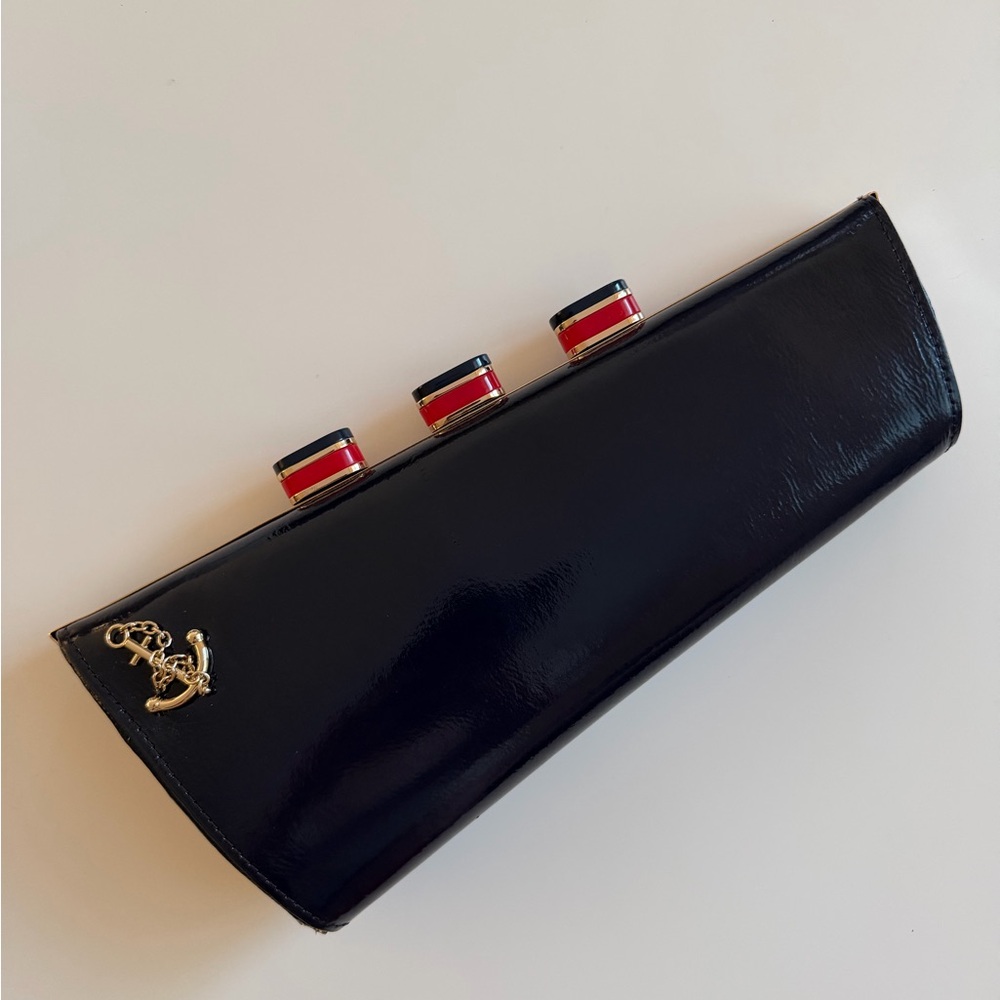 Collectible Kate Spade Navy Patent All Aboard Clutch